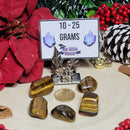 Pierre roulée oeil de tigre doré