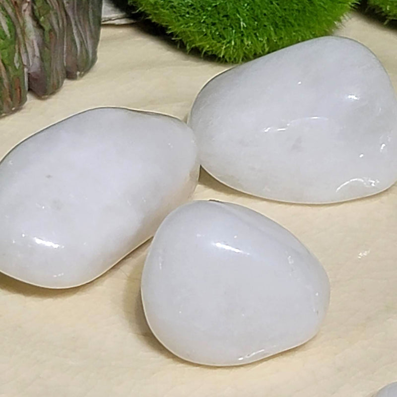 Milky / Snow Quartz Tumbled Stone