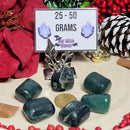 Pierre roulée cyanite verte