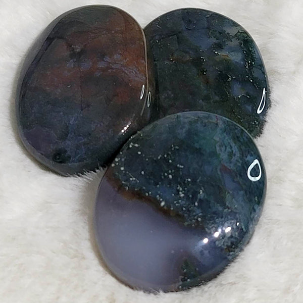 Worry Stones - Moss Agate