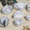 Pierre roulée howlite