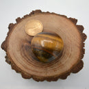 Puffy Heart Gemstone 1.5" - Tiger's Eye-Crystals/Stones-Kheops-The Bat Witch Cavern