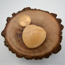 Puffy Heart Gemstone 1.5" - Orange Calcite-Crystals/Stones-Kheops-The Bat Witch Cavern