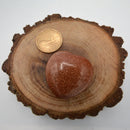 Puffy Heart Gemstone 1.5" - Goldstone-Crystals/Stones-Kheops-The Bat Witch Cavern