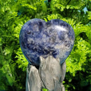 Pierre précieuse cœur gonflé 1,5" - Sodalite