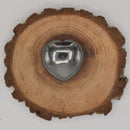 Puffy Heart Gemstone 1.5" - Hematite-Crystals/Stones-Kheops-The Bat Witch Cavern