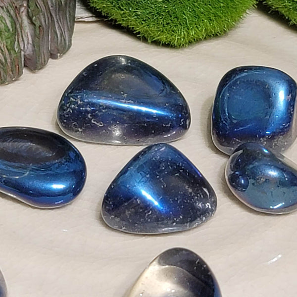 Aura Quartz Blue Tumbled Stone