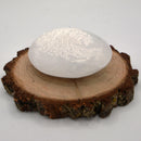 Palm Stone - Selenite with etched Tree of Life-Crystal/Stones-Kheops-The Bat Witch Cavern