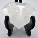 Puffy Heart - Selenite with etched Angel Wings-Crystal/Stones-Kheops-The Bat Witch Cavern