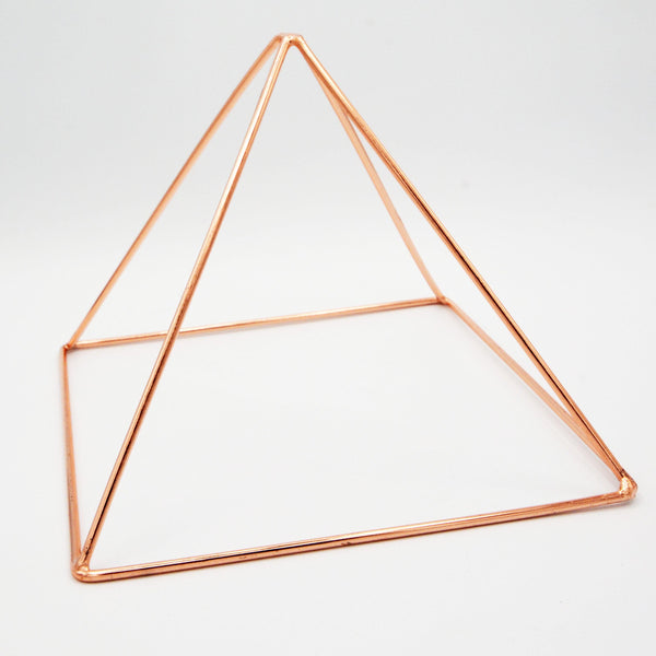 Copper Energizing Pyramid - 6" x 4.5" High-Crystals/Stones-Kheops-The Bat Witch Cavern