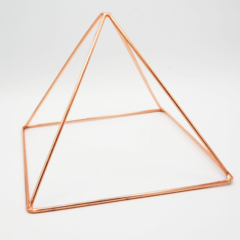 Copper Energizing Pyramid - 6" x 4.5" High-Crystals/Stones-Kheops-The Bat Witch Cavern