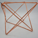 Merkaba énergisant à suspendre en cuivre - 6"