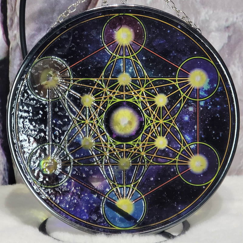 Suncatcher - Metatron Cube - 6"