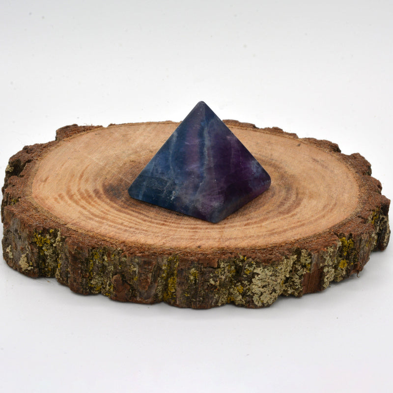 Pyramid - 25mm - Fluorite-Crystals/Stones-Kheops-The Bat Witch Cavern