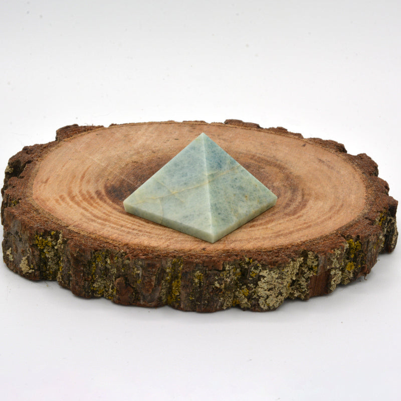 Pyramid - 30mm - Aquamarine-Crystals/Stones-Kheops-The Bat Witch Cavern
