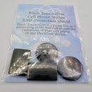 Plaques de protection pour téléphone portable (jeu de 4) - Tourmaline noire