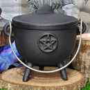 Cauldron - Cast Iron 4.5" with Pentacle
