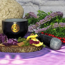 Mortar & Pestle - Black Soapstone 3" with Pentacle