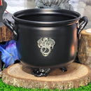 Cauldron - Metal 4.5" with Dragon