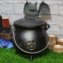Cauldron - Cast Iron 8.5" with Pentacle