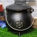 Cauldron - Cast Iron 8.5" with Pentacle