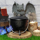 Cauldron - Cast Iron Raven Pentacle - 4.5" x 5" Tall