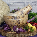 Mortar & Pestle - Natural Tone Soapstone 4"