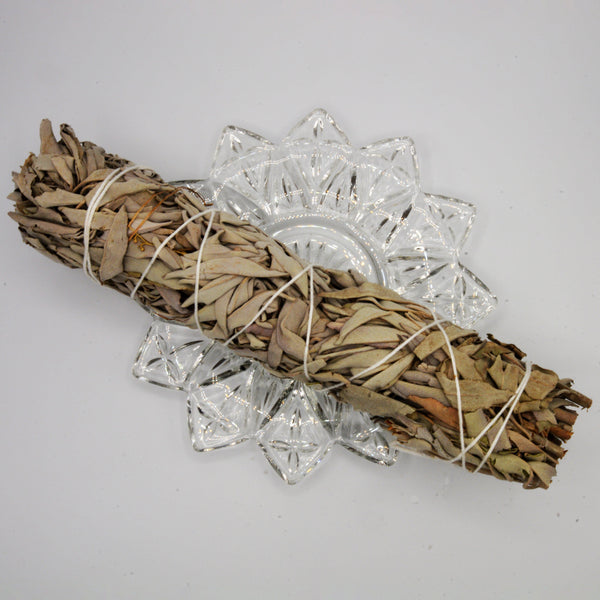 Smoke Cleansing - White Sage Large 9" (Single)-Scents/Oils/Herbs-Kheops-The Bat Witch Cavern