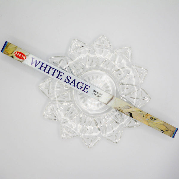 HEM White Sage Incense Sticks (8 Gram)-Scents/Oils/Herbs-Kheops-The Bat Witch Cavern