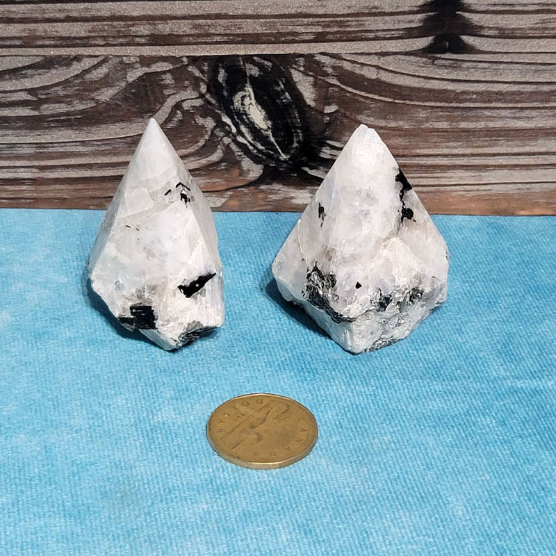 Rainbow Moonstone Polished Point (2" to 3" Height)