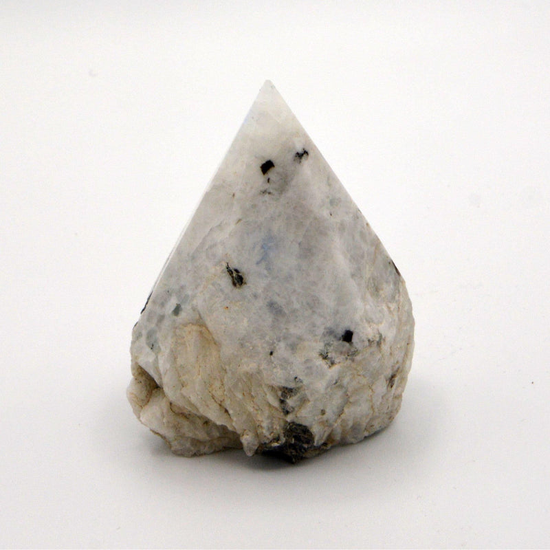 Rainbow Moonstone Polished Point (2" to 3" Height)-Crystals/Stones-Kheops-The Bat Witch Cavern