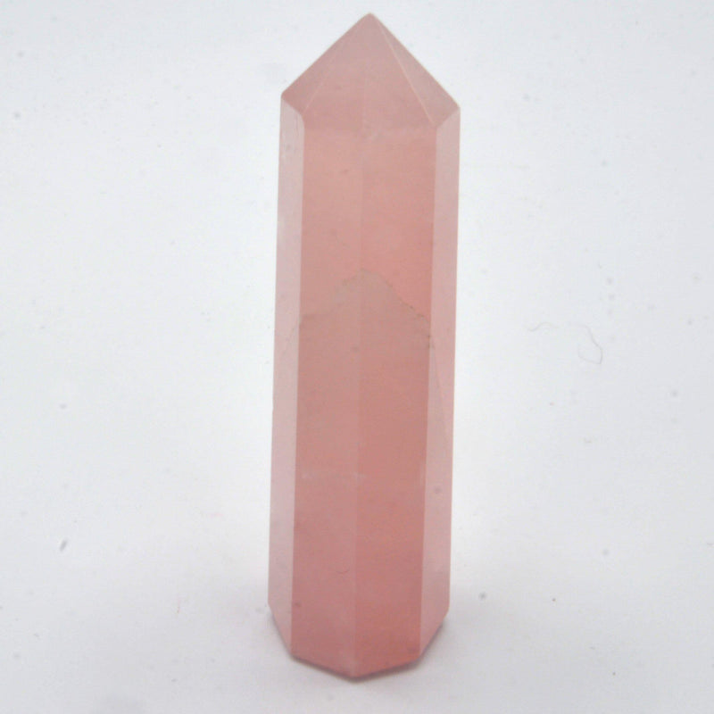 Rose Quarts Polished Obelisk (3" to 4" Height)-Crystals/Stones-Kheops-The Bat Witch Cavern