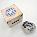 Puffy Heart Gemstone 1.5" to 2" - Rainbow Moonstone