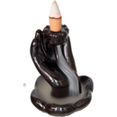 Backflow Incense Holder - Mudhra Hand - 2,5" x 3.6" High-Scents/Oils/Herbs-Kheops-The Bat Witch Cavern