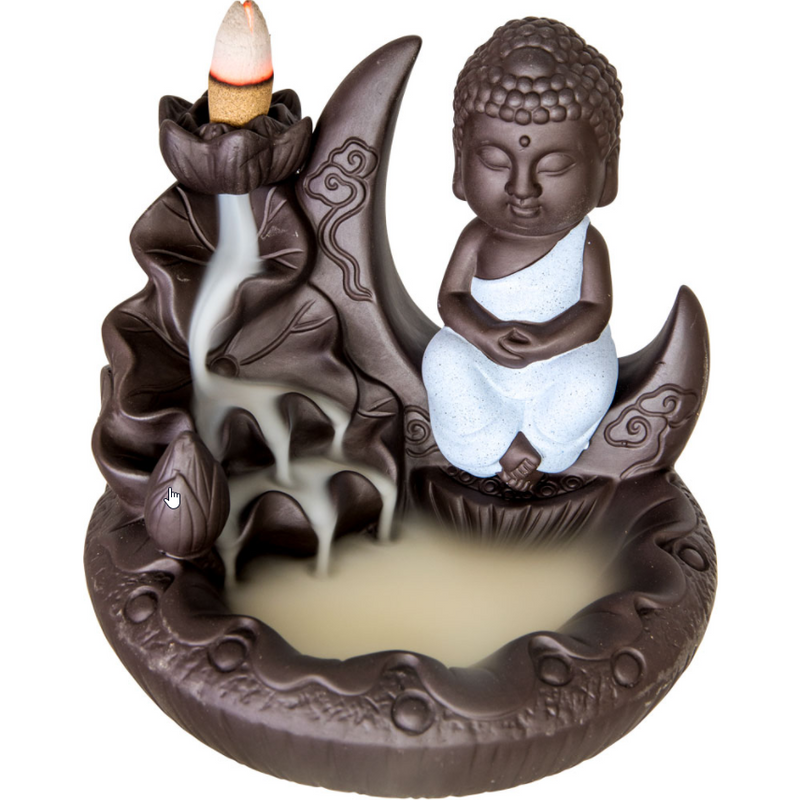 Backflow Incense Holder - Zisha Buddha-Scents/Oils/Herbs-Kheops-The Bat Witch Cavern
