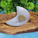 Selenite Bowl - Crescent Moon 4"