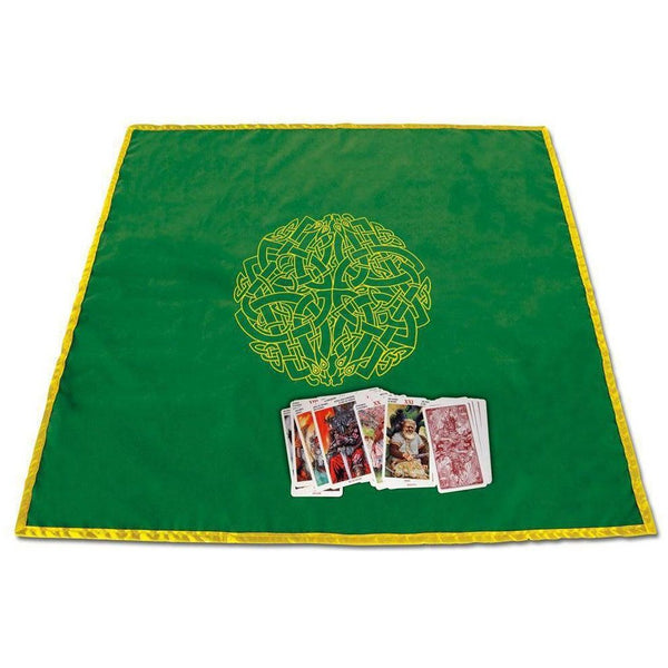 Tarot Cloth - Celtic Labyrinth - 32" x 32"-Home/Altar-Quanta Distribution Inc.-The Bat Witch Cavern