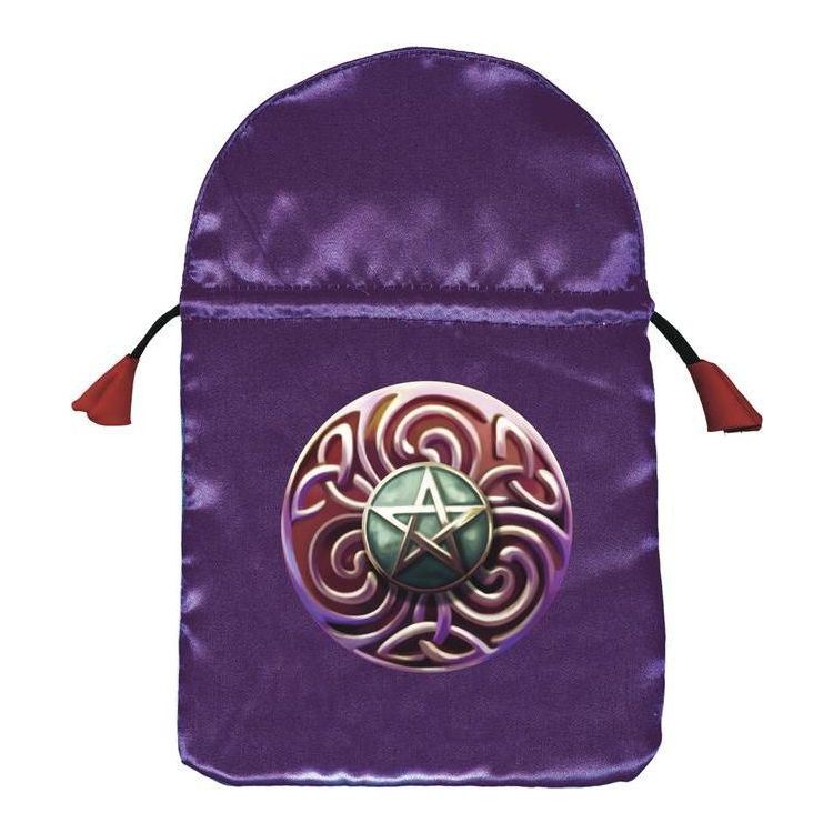 Tarot Bag - Magic Star Satin - 6" x 9"-Home/Altar-Quanta Distribution Inc.-The Bat Witch Cavern