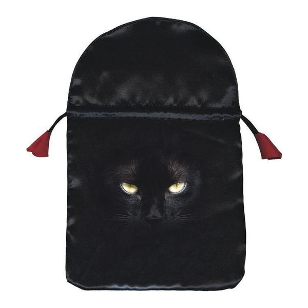 Tarot Bag - Black Cat - 6" x 9"-Home/Altar-Quanta Distribution Inc.-The Bat Witch Cavern