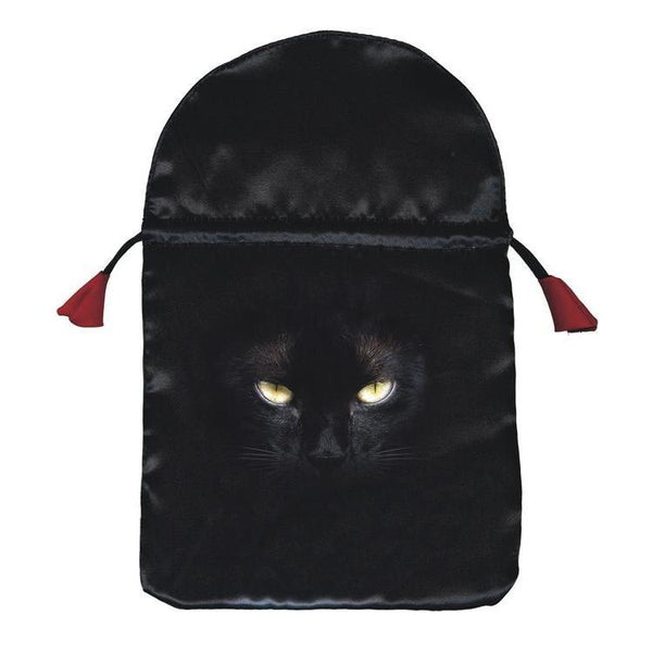 Tarot Bag - Black Cat - 6" x 9"-Home/Altar-Quanta Distribution Inc.-The Bat Witch Cavern