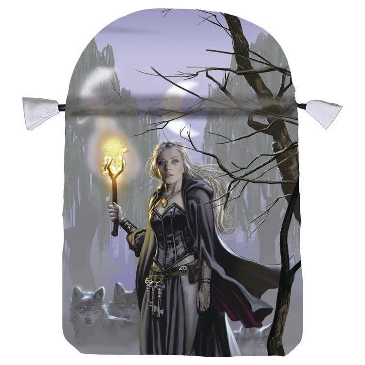 Tarot Bag - Witches Moon - 6" x 9"-Home/Altar-Quanta Distribution Inc.-The Bat Witch Cavern