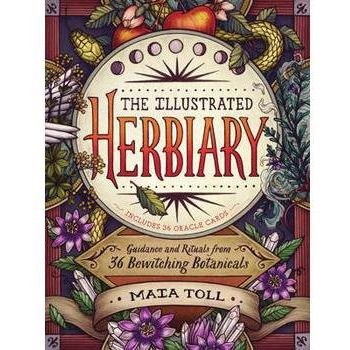 Illustrated Herbiary (Hardcover)-Tarot/Oracle-Quanta Distribution Inc.-The Bat Witch Cavern