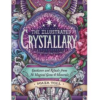 Illustrated Crystallary (Hardcover)-Tarot/Oracle-Quanta Distribution Inc.-The Bat Witch Cavern