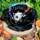 Bracelet - 7 Chakras avec Charm Fleur de Lotus