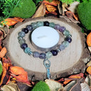Bracelet - Fluorite avec Charm Déesse Spirale de Féminité