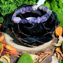 Bracelet - Pierre roulée - Améthyste