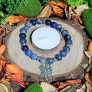 Bracelet - Perles de Pierre Semi Précieuses avec Charm Archange Michel