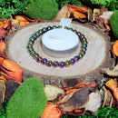 Bracelet - 6mm Beads - Rainbow Hematite