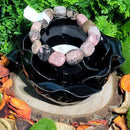 Bracelet - Pierre roulée - Rhodonite