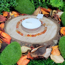 Bracelet - 4mm Beads - Brown and Red Agate